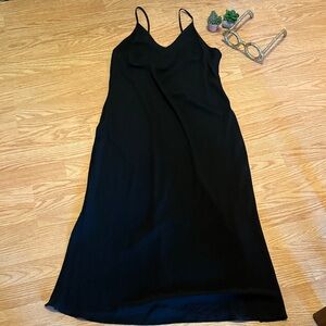 A New Day Black Slip Dress